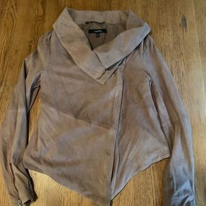 Muubaa Suede Zipfront Jacket